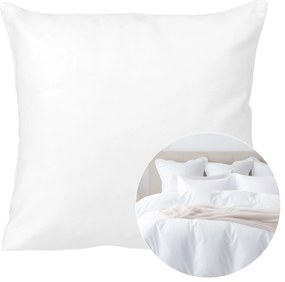 SATÉNOVÁ OBLIEČKA NA VANKÚŠ 603 40X40 CM BIELA