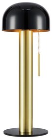Markslöjd 108576 - Stolná lampa COSTA 2xG9/18W/230V čierna/zlatá