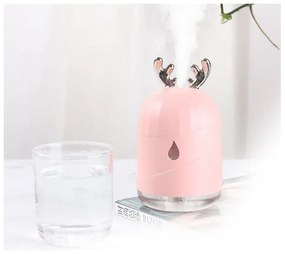 Bestent Aróma difuzér LED USB 200ml Deer Pink