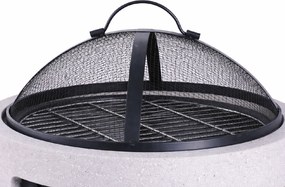 BBQ Meeting Záhradné ohnisko s pokrievkou a kutáčom 43 × 43 × 38,5 cm BBQ0124