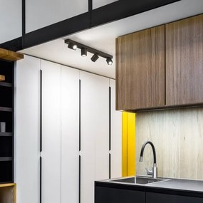 Ideal Lux - LED Bodové svietidlo RUDY 4xGU10/7W/230V čierna