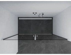 Mexen Pretoria Duo, 2-krídlové sprchové dvere do otvoru 150 cm, 6mm číre sklo, chrómový profil, 852-150-000-02-00