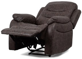 polohovateľné kreslo COZY BROWN