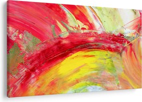 Obraz abstrakcie - maľba (90x60 cm)
