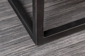 Dizajnová vysoká komoda Helvius 120 cm sivá / čierna