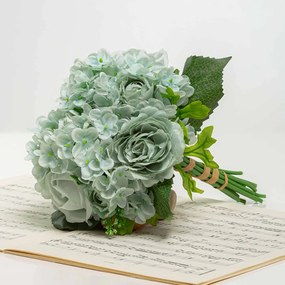 Kytičky z hortenzií s ružami TAMARA jemno-modrá