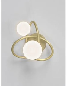 Wofi 4014-201 - LED Nástenné svietidlo NANCY 2xG9/3,5W/230V zlatá/biela