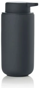 Čierny nástenný kameninový dávkovač mydla 450 ml Ume - Zone
