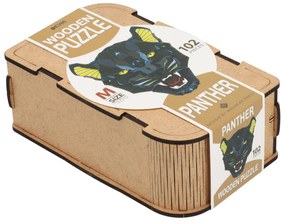 EWA Drevené puzzle v krabičke - Panter