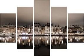 Obraz mesta v šere (150x105 cm)