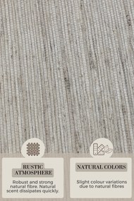 Hanse Home, Behúň Handloom 105960 Dhaka Ivory White, 80x200, biela, chodba / predsieň