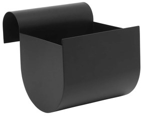 Ferm Living Závesný kvetináč na balkón Uma Black Small