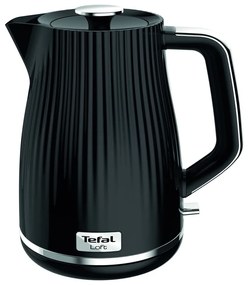 Čierna rýchlovarná kanvica 1,7 l Loft KO250830 – Tefal