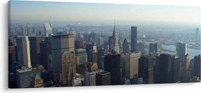 Obraz - Manhatten vo dne (120x50 cm)