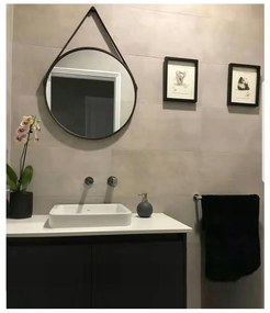Tutumi Tutumi, okrúhle zrkadlo na pásiku 65 cm CFZL-MR065, čierna, HOM-08999