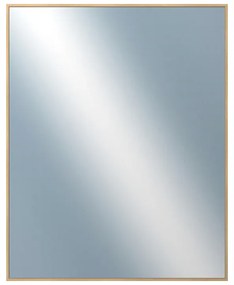 DANTIK - Zrkadlo v rámu, rozmer s rámom 40x50 cm z lišty Hliník dub (7273514)