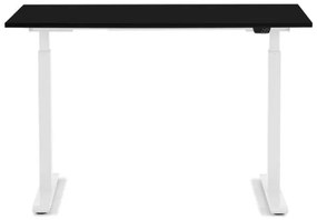 Office Smart písací stôl 120x70 cm biely/čierny