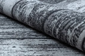 Protišmykový koberec WOOD drevo, dosky - sivý