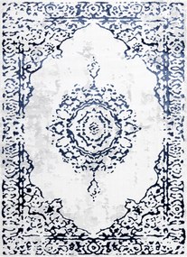 Dywany Łuszczów, Kusový koberec Allure 1961 white/blue, 240x330, modrá, kancelária