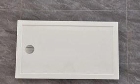 Erga Laos, obdĺžniková sprchová vanička 140x70x5cm, akrylát, biela lesklá, ERG-V06-ACR-7014S-WH-CR