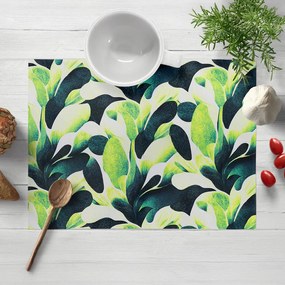 Biante Dekoračné prestieranie na stôl Rongo RGP-505 Veľké zelené listy 30x40 cm