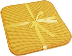 Set podsedákov na stoličky (2 ks) Life 38x38 cm, žltá%