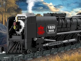 Sada stavebných kociek retro lokomotívy, 1546 dielikov