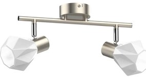 Prezent 27510 - Bodové svietidlo METIS 2xE14/40W/230V matný chróm