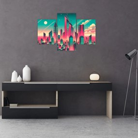 Obraz – Veľkomesto v pop-art štýle (90x60 cm)