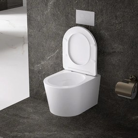 BPS-koupelny Závesná WC misa so SoftClose sedadlom HYD-4664, biela