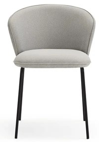 Svetlosivé čalúnené jedálenské kreslá v súprave 2 ks Add – Teulat