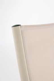 Béžové kovové záhradné ležadlo Taylor – Bizzotto