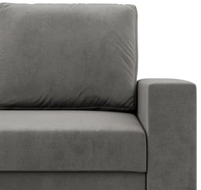 Rohová rozkladacia sedačka NEO Kronos svetlosivá