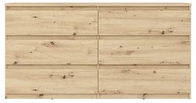 Komoda s zásuvkami MAO dub artisan