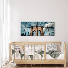 Obraz - Brooklynský most (120x50 cm)