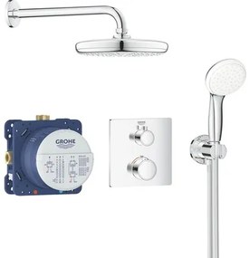 Sprchový systém s termostatom pod omietku Grohe Tempesta 210 34729000