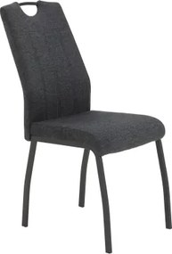 Jedálenská  stolička Elif, antracitová látka%