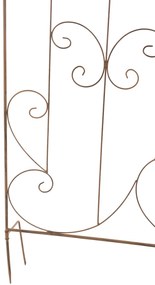 Mriežka na popínavé rastliny Mandevilla - 133 x 99 cm - Hnedá antik