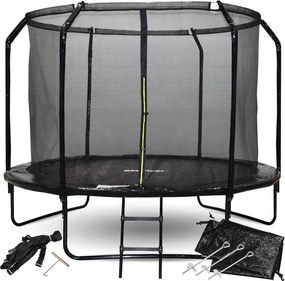 Záhradná trampolína SkyFlyer 10FT 304cm – čierna