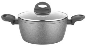 Florina Kamenný hrniec s pokrievkou na indukciu a plyn Lava Stone MG, 16 cm, 1,2 l, pr. 16 cm