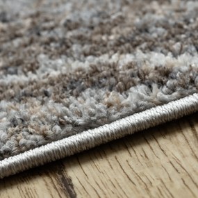 Dywany Łuszczów, Kusový koberec Fusion 9617 dark grey/brown, 180x270, šedá, kancelária