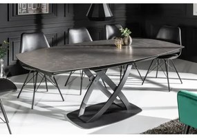 Rozkladací jedálenský stôl 41398 130/190 x 100cm Antracit Ceramik  - Komfort-nábytok