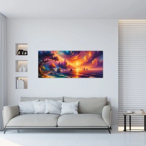 Obraz - Magický svet (120x50 cm)