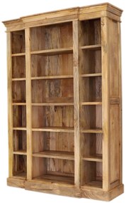 furniture-nabytek.cz - Policová knižnica 140x200x45 z masívu mango