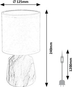 Rabalux NALISA stolná lampa 74067