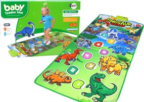 LEAN Toys Interaktívna tanečná podložka so zvukmi dinosaurov