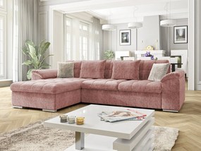 Rohová sedacia súprava Dino Premium, Dostupné poťahy: Uttario Velvet 2972-U03 + Uttario Velvet 2972 + Uttario Velvet 2972-U03, Strana: ľavá