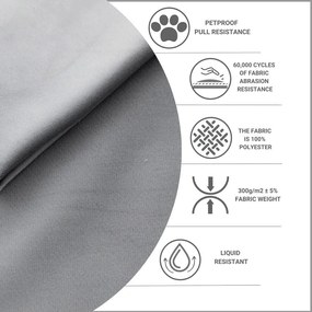 Sivá čalúnená jednolôžková posteľ s úložným priestorom s roštom 120x200 cm Noto – Maison de Rêve