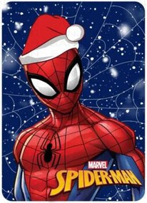 Vianočná fleecová deka Spiderman - MARVEL - 100 x 140 cm