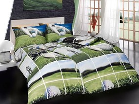 Posteľná bielizeň - Golf Story Bavlnený satén 1x 140/220, 1x 70/90